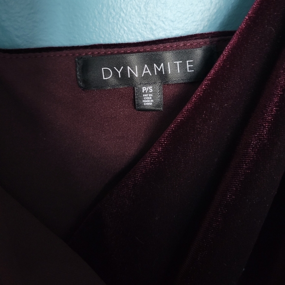 Dynamite velvet dress S - Picture 2 of 3